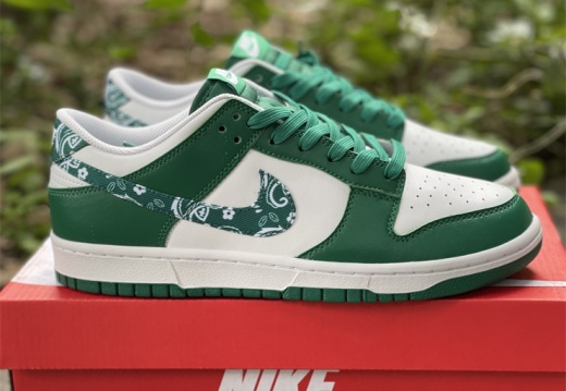 Nike Dunk Low Green Paisley DH4401 102 36--46